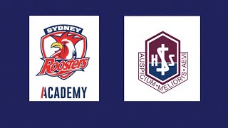 Sydney Roosters Female Academy U16 Girls vs Ipswich State High School [upl. by Shandie75]