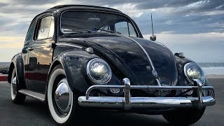 Allelectric vintage VW Beetle with Tesla batteries [upl. by Esoj]