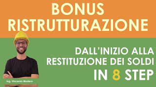 Bonus ristrutturazioni dallinizio lavori alla restituzione dei soldi Cessione credito e sconto [upl. by Notgnilliw170]