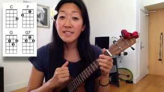 Kiss the Girl  Beginner Ukulele Jam  Disney Little Mermaid [upl. by Vivica]