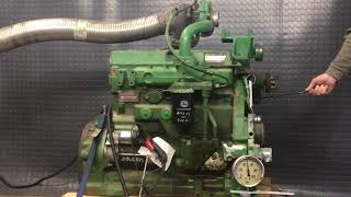 John Deere 6410 Engine Complete 4045T [upl. by Anayaran]