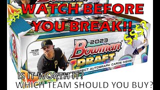 2023 Bowman Draft Baseball  Buyers Guide Investment Info amp Case Break Simulations [upl. by Drobman]