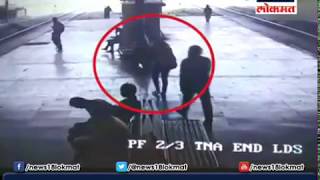 CCTV Footage Of Man Molesting a Women At Turbhe Railway Station in Navi Mumbai [upl. by Anaitsirhc]