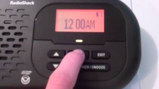 Unboxing Video of the Radioshack 12991 Weather Alert Radio with SAME [upl. by Nylde495]