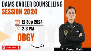 OBGY as a Career by Dr Deepti Bahl [upl. by Arval]