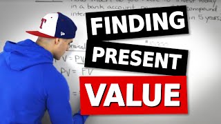 FIN 300  Finding Present Value  Ryerson University [upl. by Hallam]