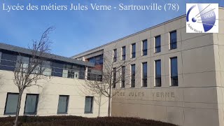 Visite Virtuelle  Lycée des Métiers Jules Verne  Sartrouville 78500 [upl. by Aicek]