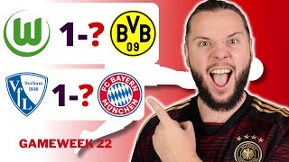 Bundesliga Gameweek 22 Predictions amp Betting Tips [upl. by Notrom]