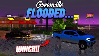 GREENVILLE FLOODED I GOT STUCK  ROBLOX  Greenville [upl. by Varney819]