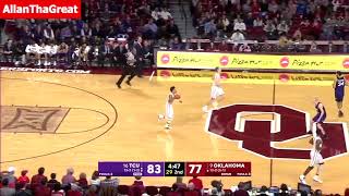 Trae Young CRAZY 43 Pts 10 Threes 20180113 Oklahoma vs TCU  43 Pts 11 Rebs 7 Asts 10 Threes [upl. by Akaenahs]