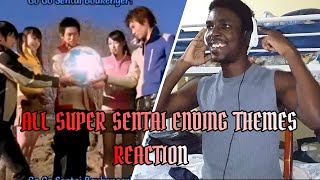 ALL SUPER SENTAI ENDING REACTION [upl. by Carrol222]