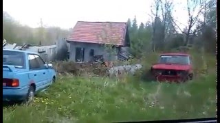 FIAT 125p  WYSYPISKO AUT las koło Gorlic 042016 REMEK TV [upl. by Yelir]