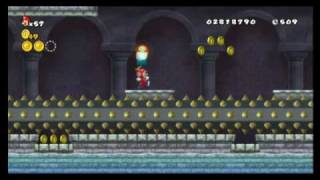 New Super Mario Bros Wii  Star Coin Location Guide  World 4Castle  WikiGameGuides [upl. by Gilus]