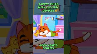 SAFETY RULES WITH ELECTRONIC DEVICES⚠️ GOOD HABITS For Kids 😻Purr Purr [upl. by Floris667]