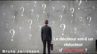 Le décideur estil un réducteur dincertitude [upl. by Anatnahs]