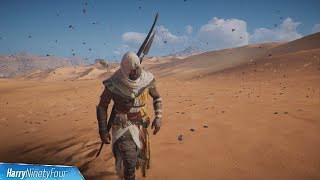 Assassins Creed Origins AC Origins  Overheating Trophy  Achievement Guide Raining Bugs [upl. by Naicad]