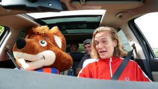 Only One Direction Carpool Karaoke with Florrie the Fox [upl. by Halimaj24]