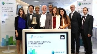 EnterNext welcomes Pixium Vision on Euronext in Paris [upl. by Aniez238]