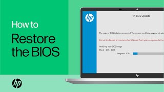 Restore the BIOS on HP Computers with a Key Press Combination  HP Computers  HP Support [upl. by Kirk]