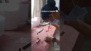 Nursing student in hospital 🏥shortvlog nursingstudent hospital shortsminivlog [upl. by Trocki]