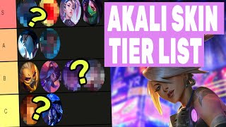 AKALI SKIN TIER LIST [upl. by Elfrieda]