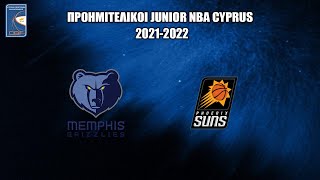 Live Προημιτελικοί Junior NBA Cyprus  Memphis Grizzlies v Phoenix Suns  22022022  1000 [upl. by Redmer]