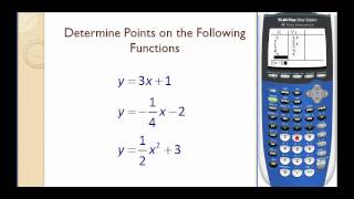 The Table Feature of the TI84 [upl. by Fionnula]