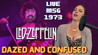 Dazed and Confused LIVE MSG 1973 Led Zeppelin Reaction Madison Square Garden  first time hearing [upl. by Llerdnod]