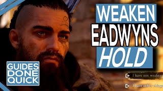 Assassins Creed Valhalla Weaken Eadwyns Hold On Oxenfordscire Guide [upl. by Yila]