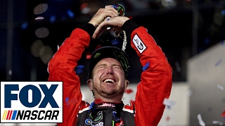 Kurt Busch Wins 2017 Daytona 500  NASCAR on FOX [upl. by Kreg923]