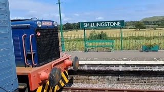 Old railway Shillingstone station Dorset [upl. by Lleryt607]