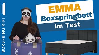 Emma Boxspringbett Test  Unsere Erfahrung Fazit und Kritik 🐼 [upl. by Ecydnak]