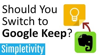 Should You Switch to Google Keep Evernote Comparison [upl. by Eamaj]