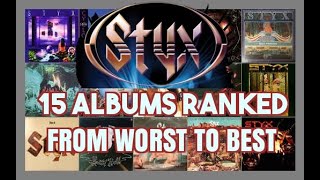 STYX Studio Albums Ranked  Vinyl Community [upl. by Llevel934]