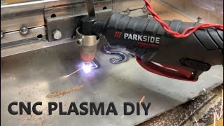 Hooked up Lidl´s Parkside PPSK 40 A2 Plasma Cutter to my homemade CNC Router [upl. by Aynosal]