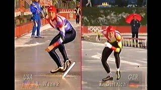 Winter Olympic Games Albertville 1992  5 km Dittrich  Wanek [upl. by Geraldina]