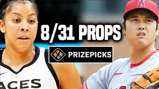 PRIZEPICKS TODAY 831  NFL WNBA MLB  CSGO  SOCCER [upl. by Silletram]