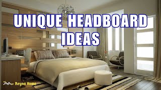 Unique Headboard Ideas Small Bedroom Decorating [upl. by Elokkin590]