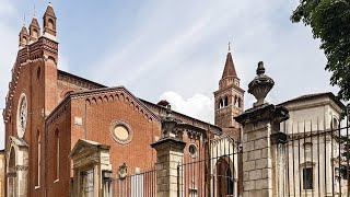 Church of Santa Corona Vicenza Veneto Italy Europe [upl. by Rouvin]