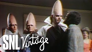 The Farbers Meet The Coneheads  SNL [upl. by Akeyla]