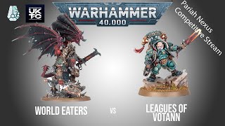 Leagues of Votann Vs World Eaters  Competitive Battle Report [upl. by Ridan]