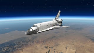 FSIM Space Shuttle HD 720p  Kennedy Space Center  Full Approach [upl. by Pul956]