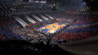 Atmosfera u quotAreniquot uoci kosarkaske utakmice Partizan  Makabi [upl. by Yoral]