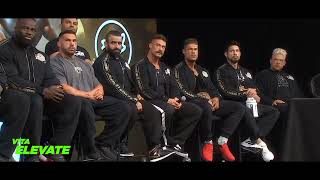 Mr Olympia 2024 Press Conference CBum Hadi Choopan amp Ramon Dino Face Off 🏆🔥 [upl. by Ivana]