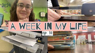 A WEEK IN THE LIFE OF A SCHOOL LIBRARIAN  another busy week ep 10 [upl. by Aicilak]