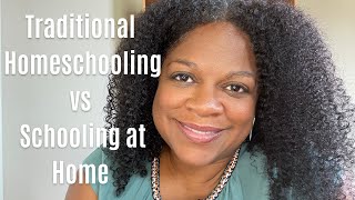 What is traditional homeschooling Homeschooling vs Schooling at Home  Homeschool 101 [upl. by Airamana]