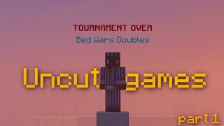 Sweaty uncut games in the Bedwars Tournament │ part 1 [upl. by Ahsemo905]