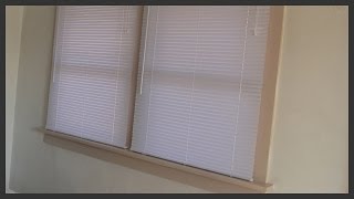 Removing slats from window blinds [upl. by Ceporah]