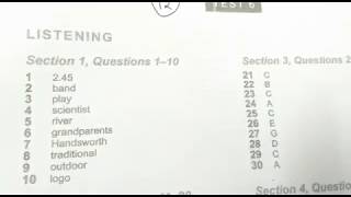 Events during Kenton Festival Answer Key CAMBRIDGE IELTS 12 TEST 2 TWO LISTENING ANSWER KEY [upl. by Mauro]