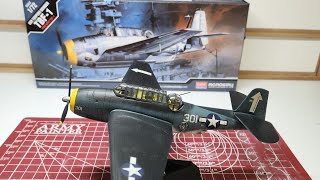 Academy 172 scale TBF1 Avenger after build review [upl. by Elianora]